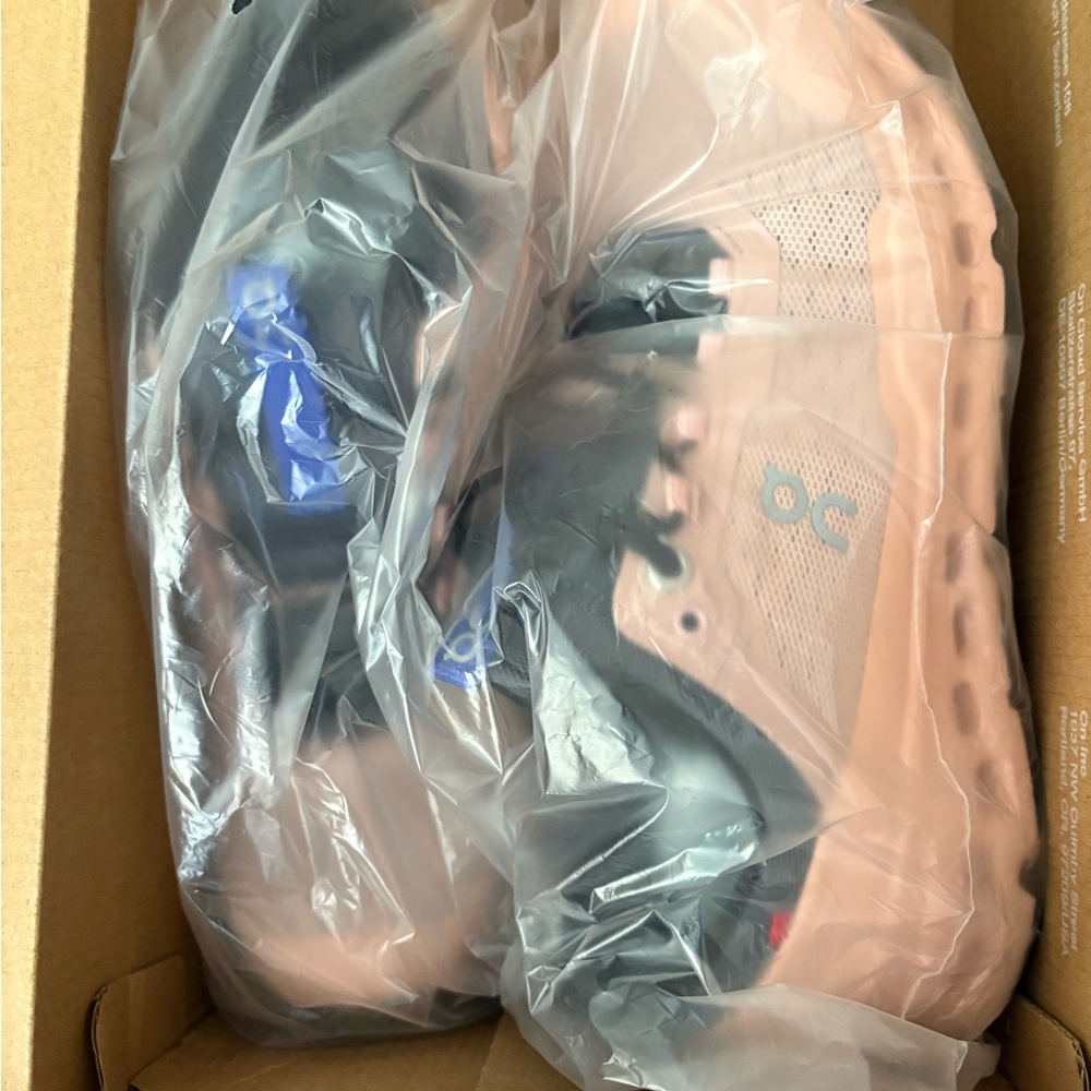 On Running Cloudultra Rose and Cobalt Shoes